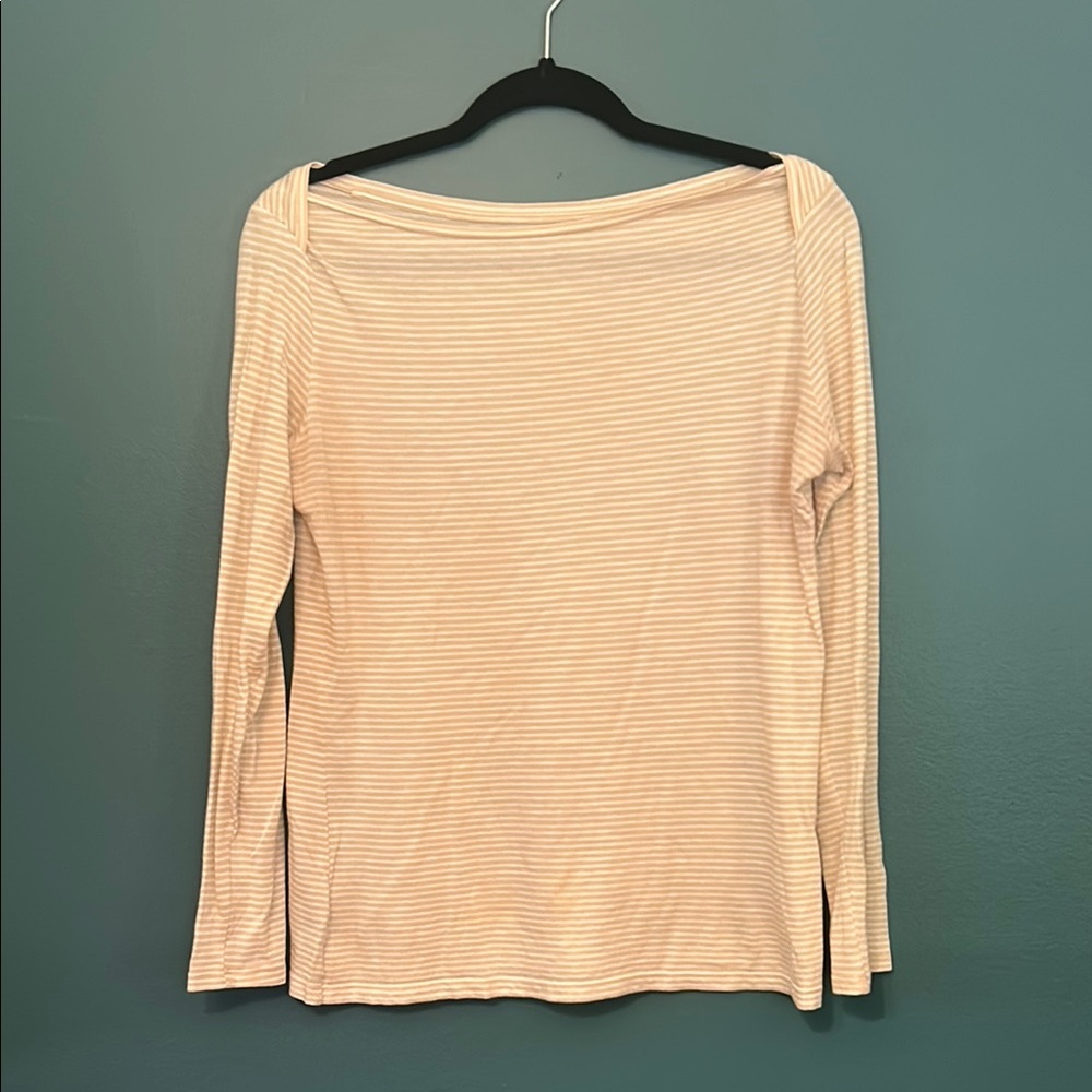 Striped Cream Women's Top
